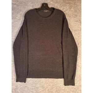 Primark Mens XL Charcoal Gray Crewneck Knit Sweater Long Sleeve Pullover  44/46